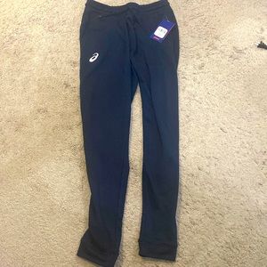 Asics Womens Navy Sweatpants Medium